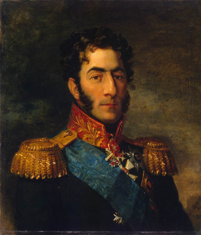 Портрет генерала Багратиона, командующего русскими войсками под Шенграбеном, Д. Доу