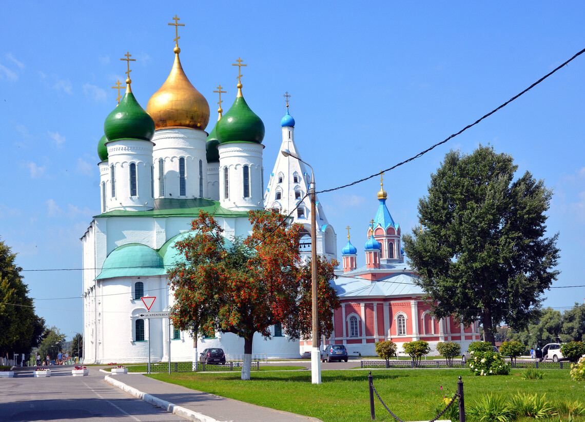 Успенский собор в Коломенском кремле, построенный в честь победы на реке Воже