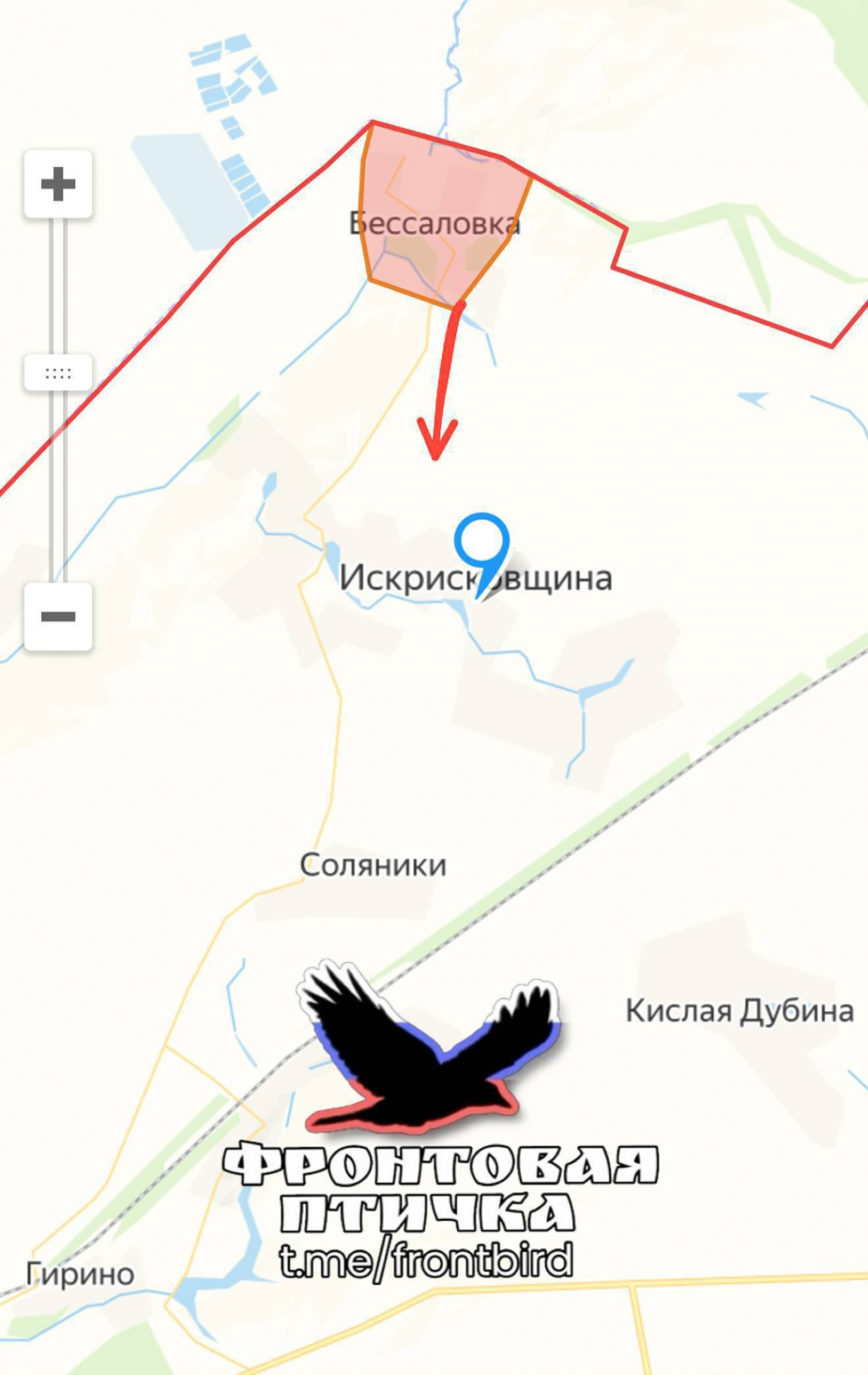 Карта продвижения группировки «Север», 3 марта 2026 г.