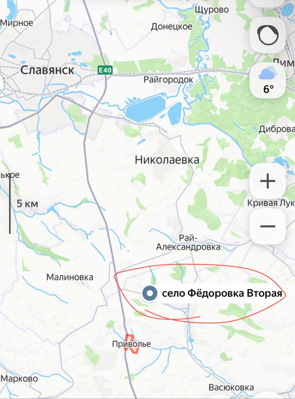 Карта СВО 3 марта 2026 года. Славянское направление.