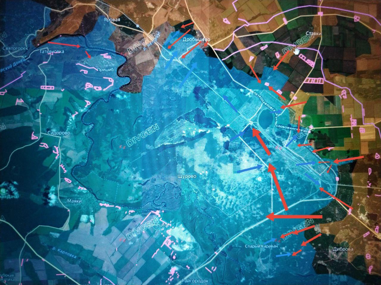 Карта СВО 5 марта 2026 года. Краснолиманское направление.