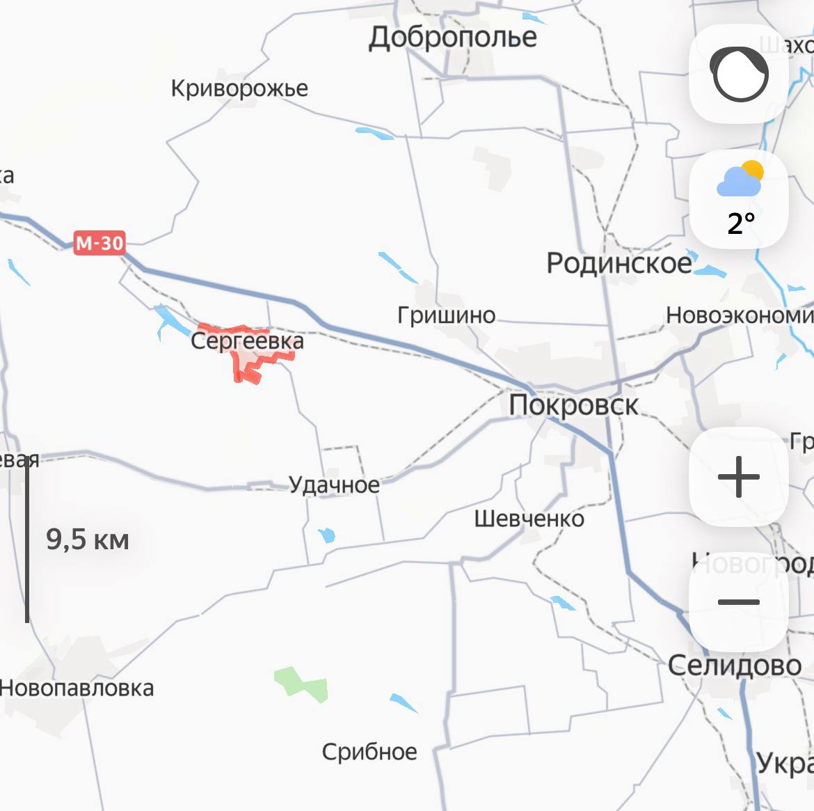 Карта СВО 7 марта 2026 года. Днепропетровское направление.