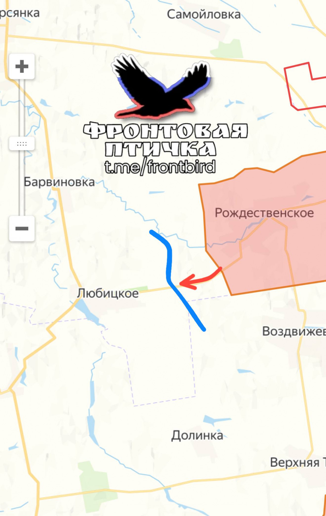 Карта СВО 17 марта 2026 года. Запорожское направление.