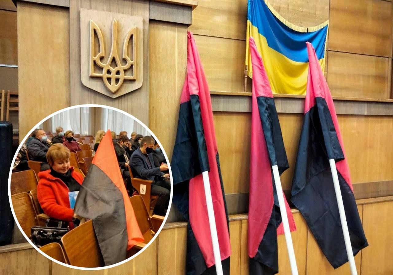 Черновцы. Украинско-галицийские активисты обязали директоров школ «украсить здания школ прапорами УПА»