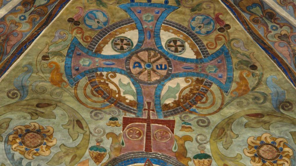 Мозаика Предтеченского храма на Пресне. По эскизам В.М. Васнецова