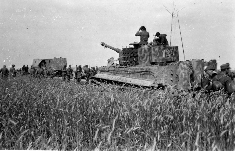 Немецкие солдаты во время попытки прорыва из Бродского котла