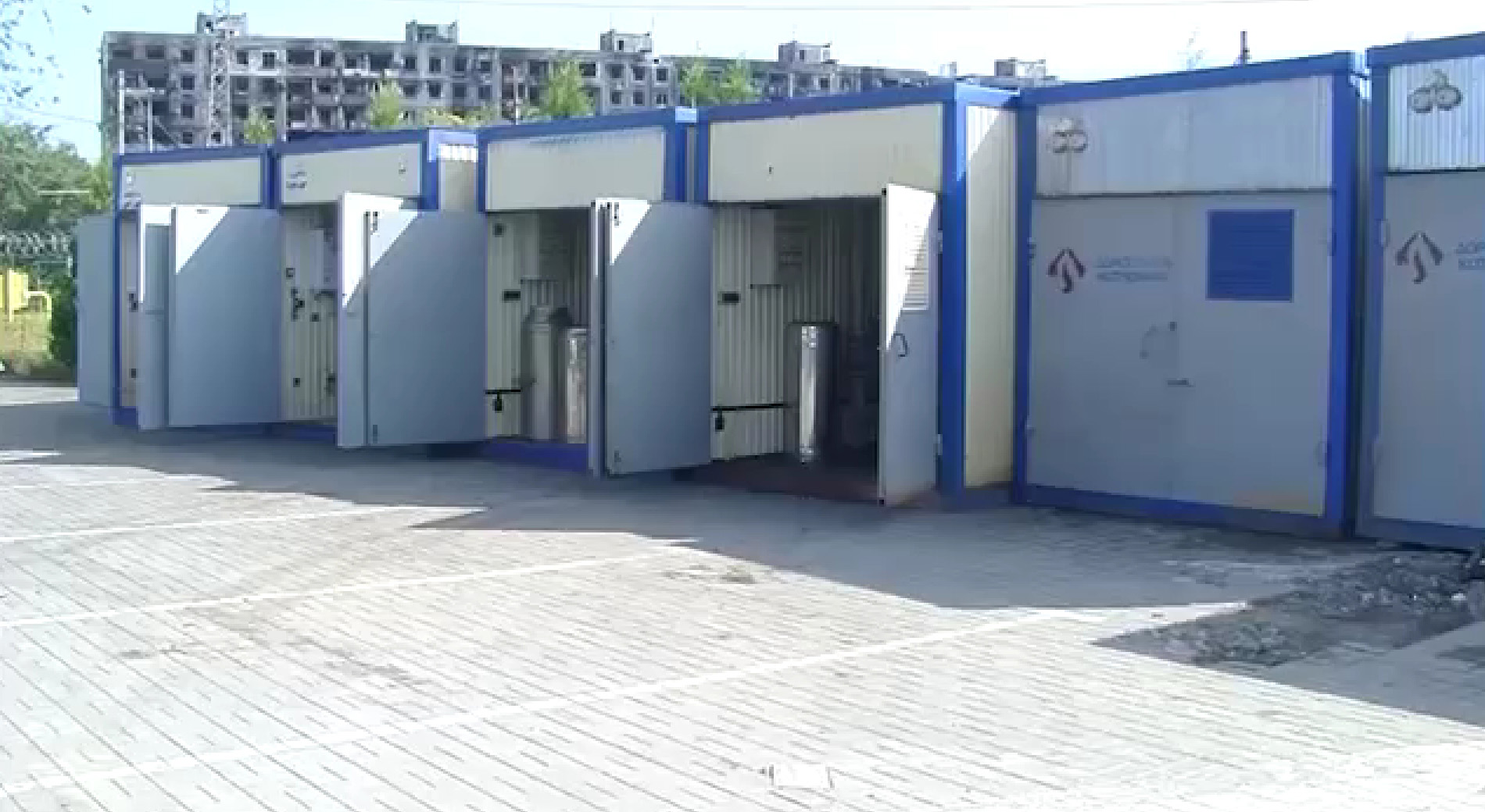 Передвижные котельные прибыли в Мариуполь