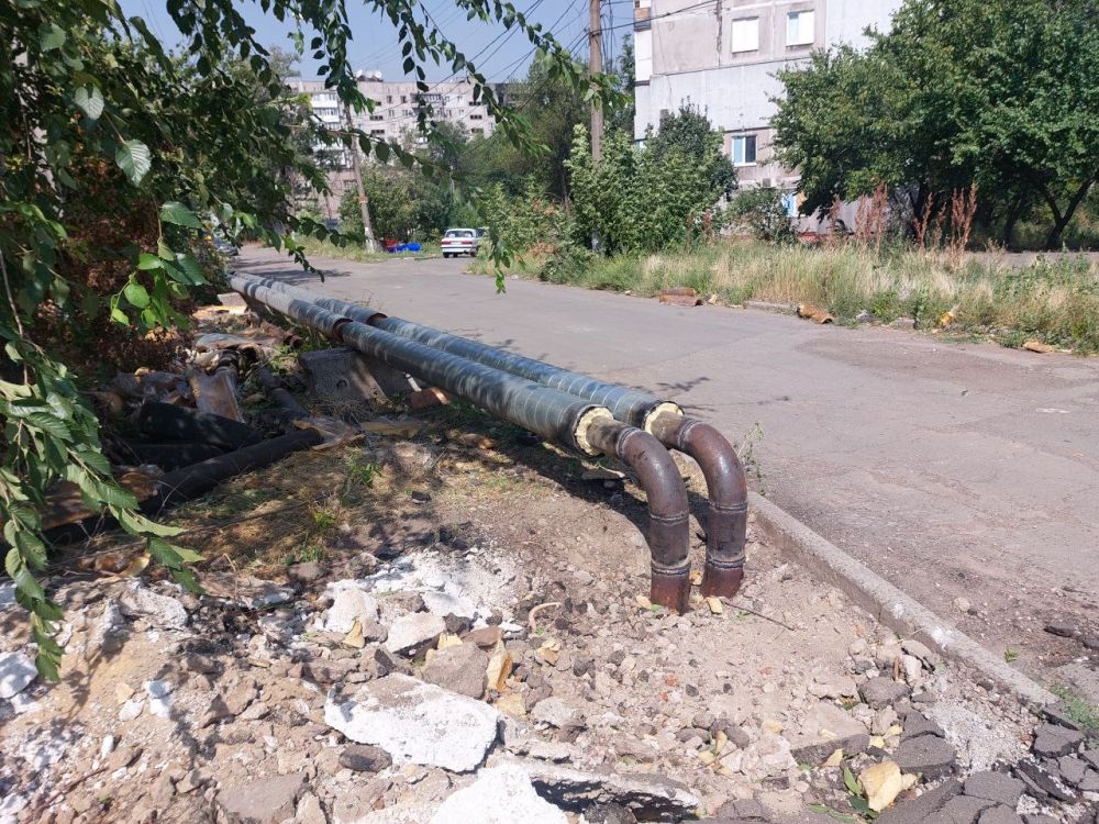 Новая теплотрасса проложена по улице Евпаторийской