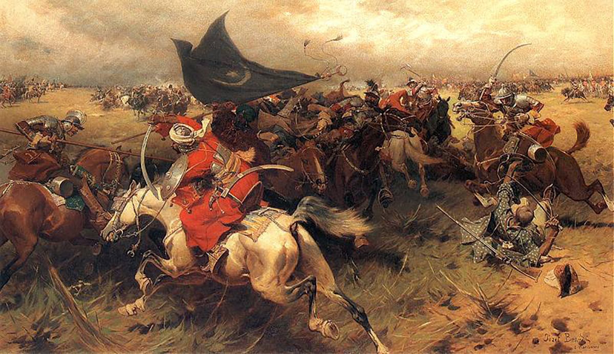 Сражение польских войск с турками