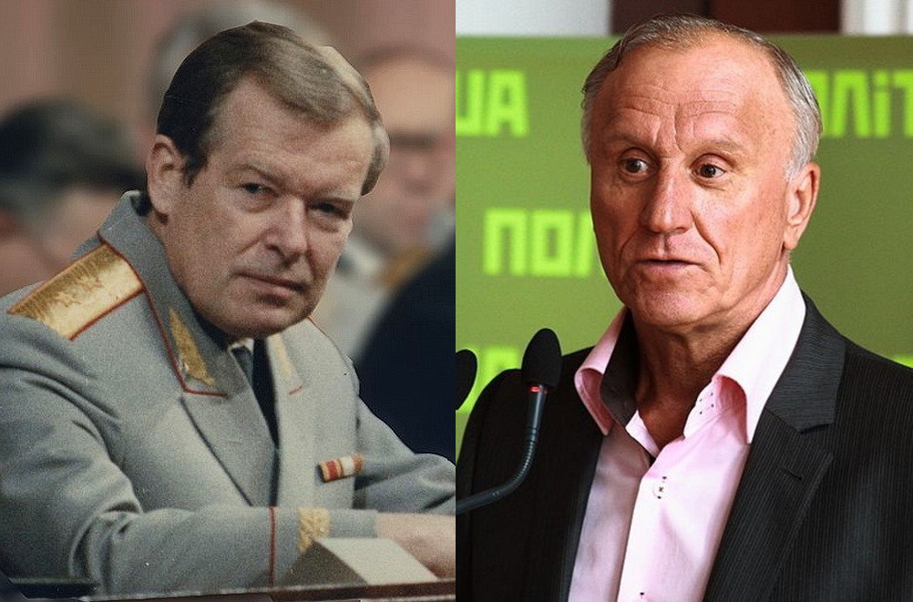 В.В. Бакатин (слева) и Г.Э. Бурбулис