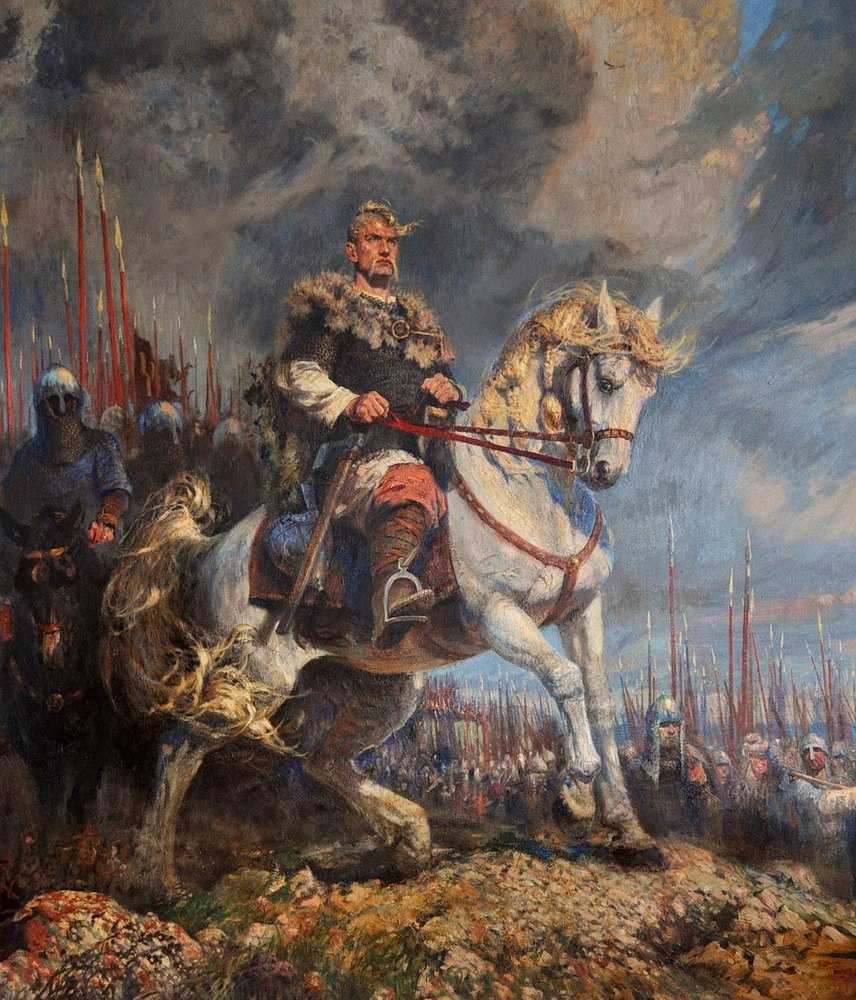 Князь Святослав [в походе]. Художник Владимир Киреев 