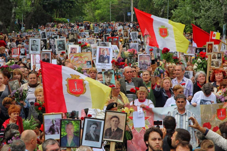 Акция «Бессмертный полк» в Одессе