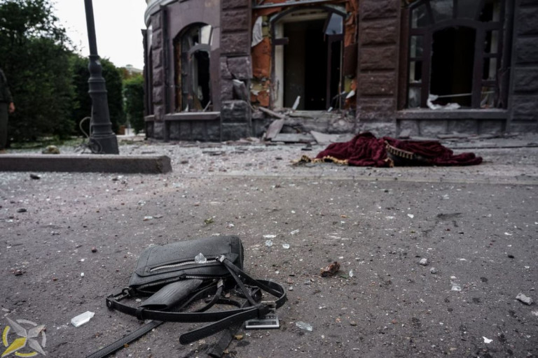 Обстрел ВСУ Донецка 4 августа 2022 года. Автор – Денис Григорюк