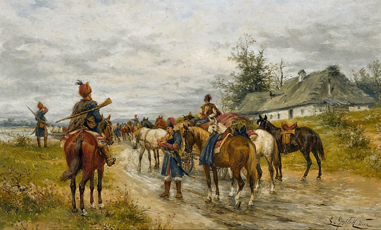 «Казаки в пути», Л. Гедлек