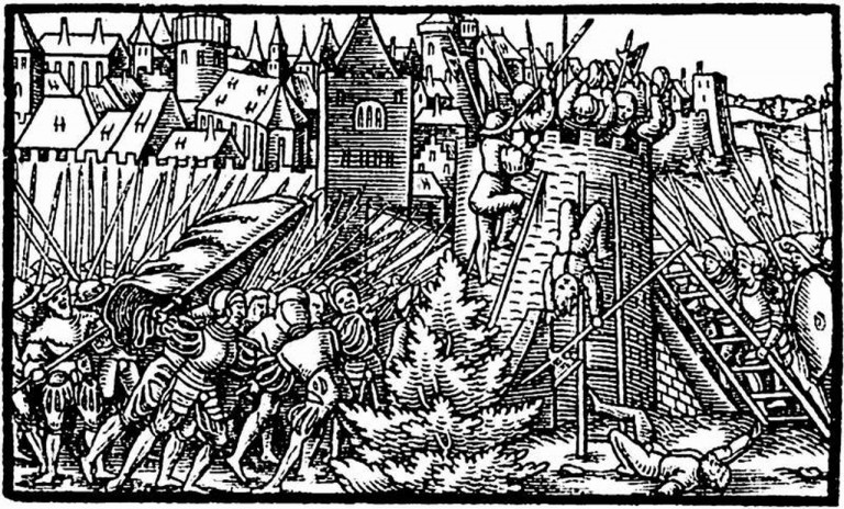 Заглавное фото: Осада Полоцка в 1563 году, гравюра из Аугсбурга