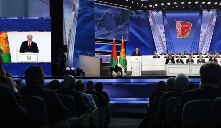 На заглавном фото: Выступление А.Г. Лукашенко на Всебелорусском народном собрании, источник – Официальный сайт президента РБ