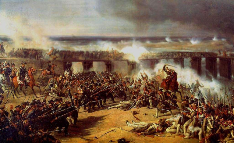 Заглавная иллюстрация. Художник Кароль Маланкевич. Сражение под Остроленкой.1831 г.