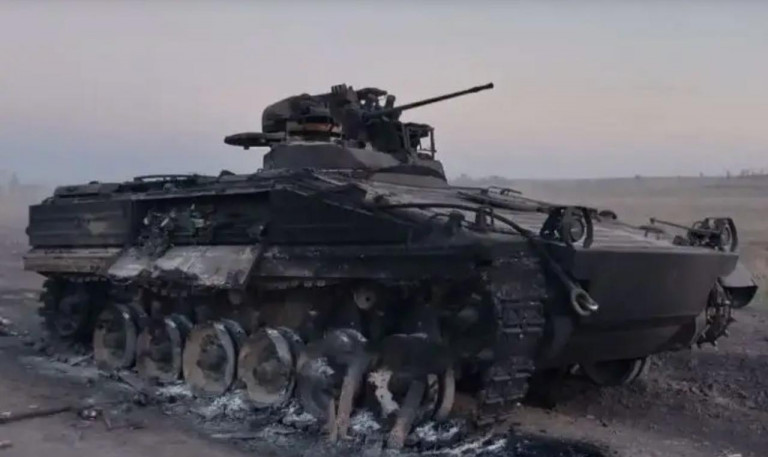 На заглавном фото: Результат встречи "Мардера" с российским "Ланцетом"