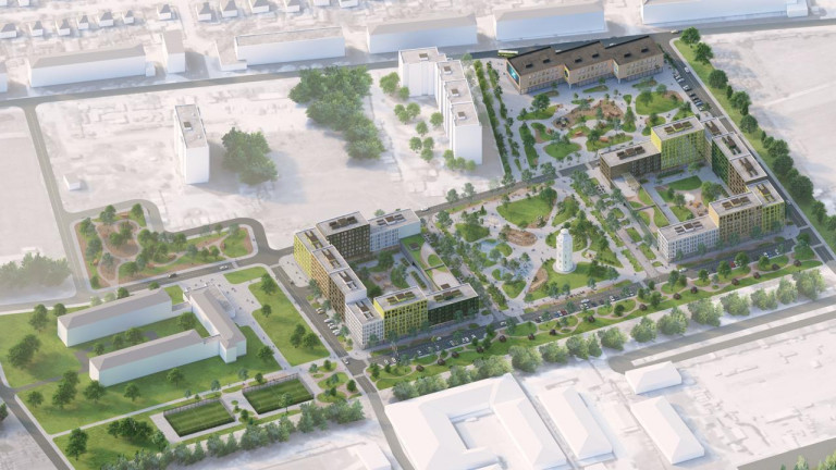 На заглавном фото: «Внутренним беженцам» из Мариуполя предлагают посмотреть на красивые картинки