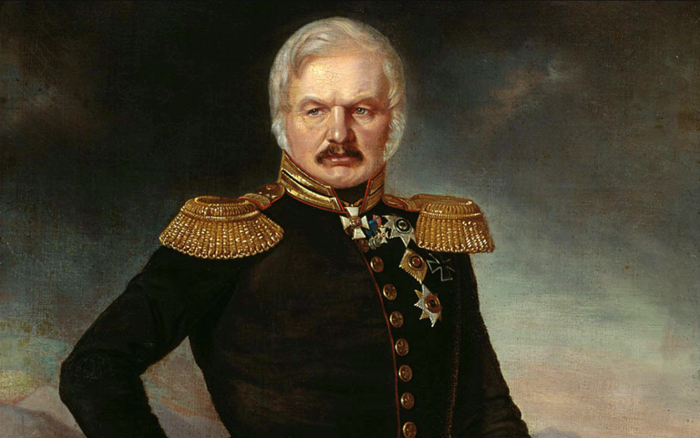 Заглавная иллюстрация. Пётр Захаров-Чеченец «Портрет генерала Алексея Петровича Ермолова» . Музей В.А.Тропинина в Москве