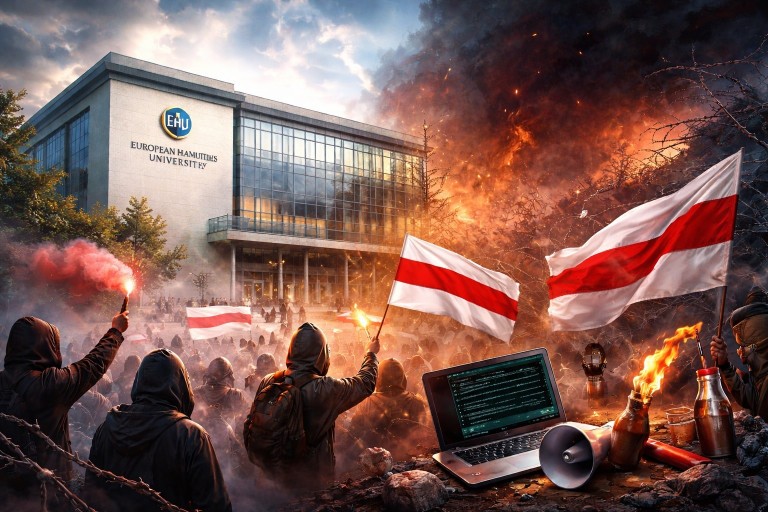 Заглавное фото: Европейский гуманитарный университет и его адепты теперь под запретом в Белоруссии. 