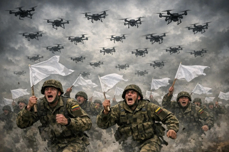 Заглавное фото: Литовская армия в панике