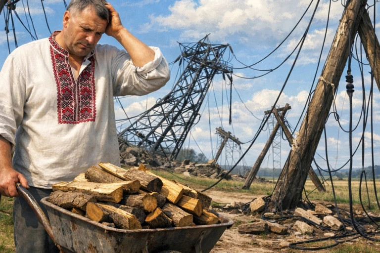 Энергосистема Украины разрушена