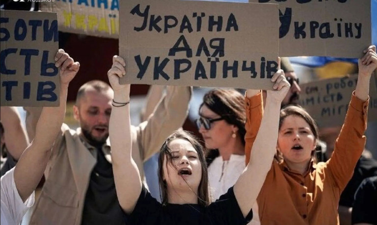 Митинг протеста в Киеве 23 мая