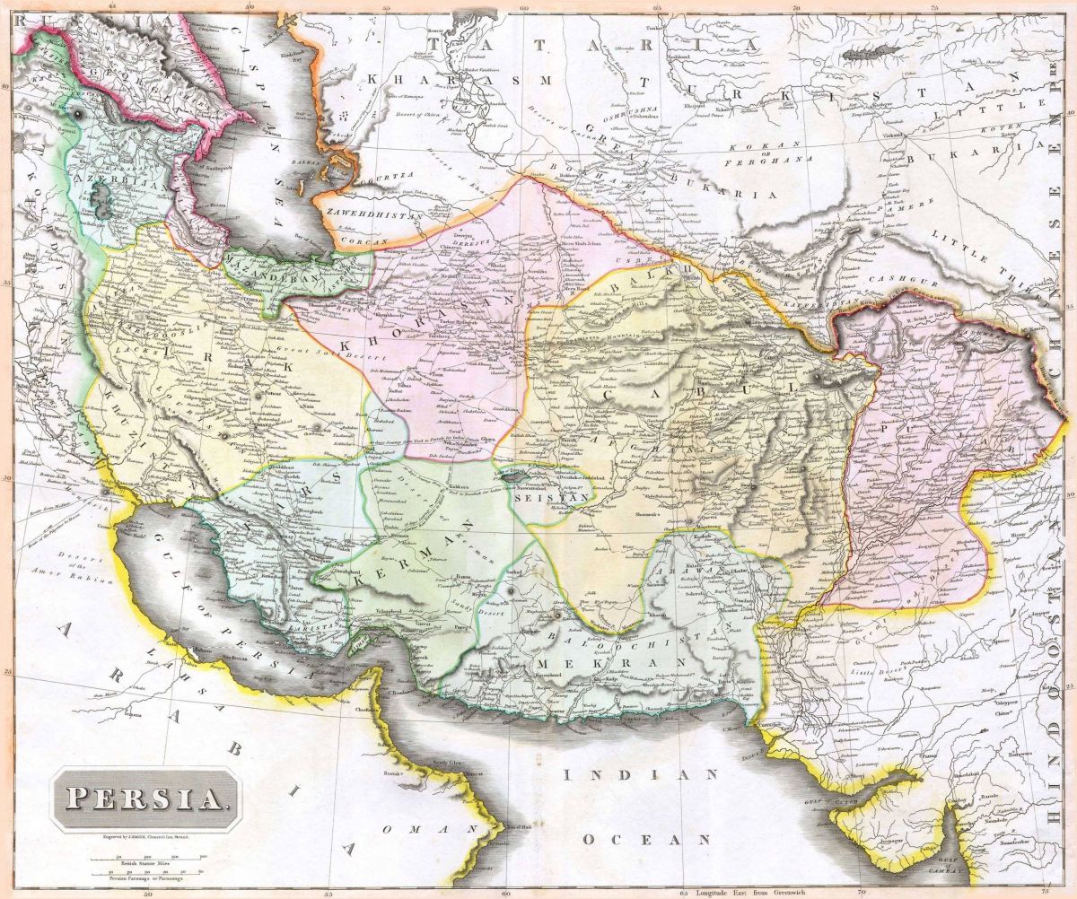 Большая игра между Великобританией и Россией проходила на Ближнем Востоке, на Кавказе, в Персии и Туркестане